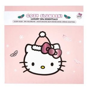 The Crème Shop x Hello Kitty Cozy Slumber Gift Set With Face Masks NIB